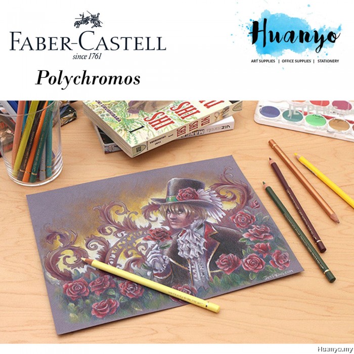 Faber-Castell Polychromos Artist Colour Pencil - Black