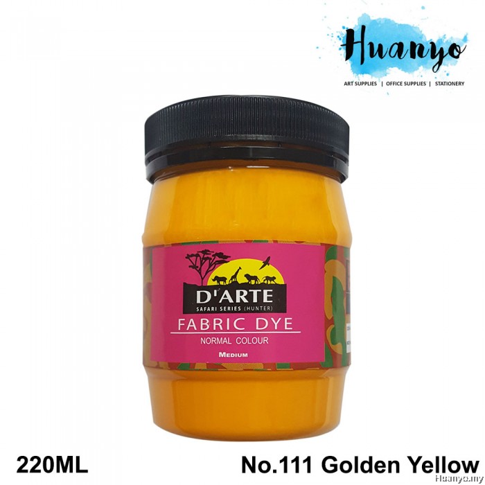 D'Arte Fabric Paint (Golden Yellow)