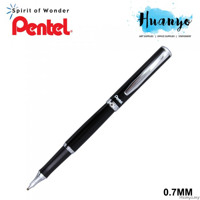 Bút Ký Gel Pentel Sterling K611| Ngòi 0.7mm Mực Xanh |Thiết Kế Màu Vỏ - Foto 5