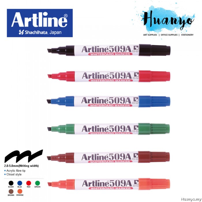 Artline Whiteboard Marker 509A Chisel Tip