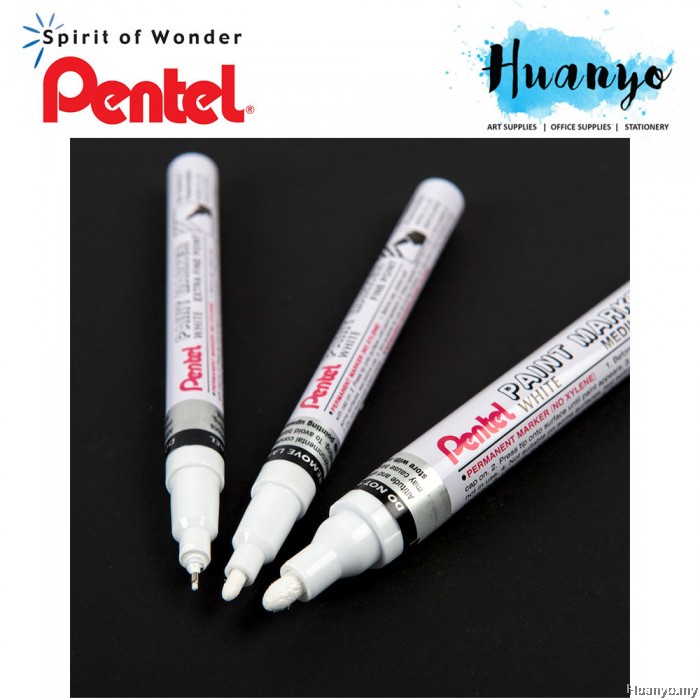 Pentel Paint Marker Medium Tip White (Shoes Whitening)