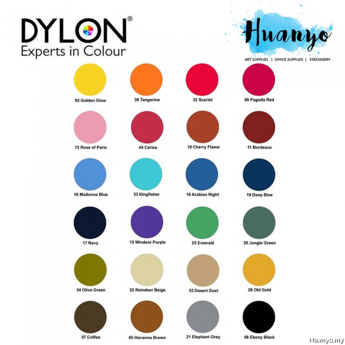 Dylon MultiPurpose Fabric Dye 5g (Per pcs)