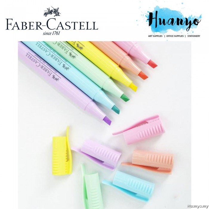 FaberCastell Textliner Pastel Colour Highlighter (Set of 6)