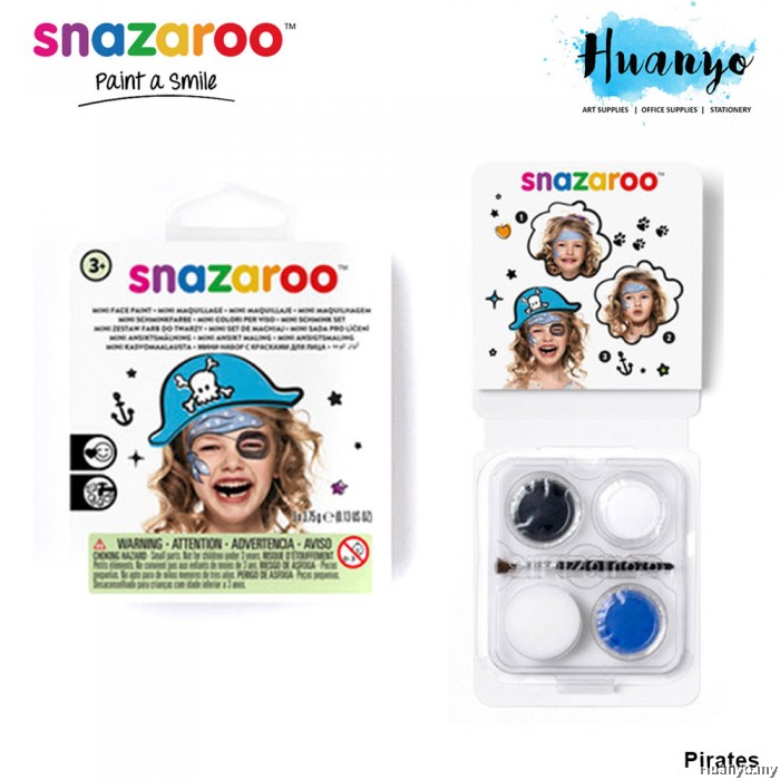 Snazaroo Mini Face Paint Kit (Halloween / Parties)