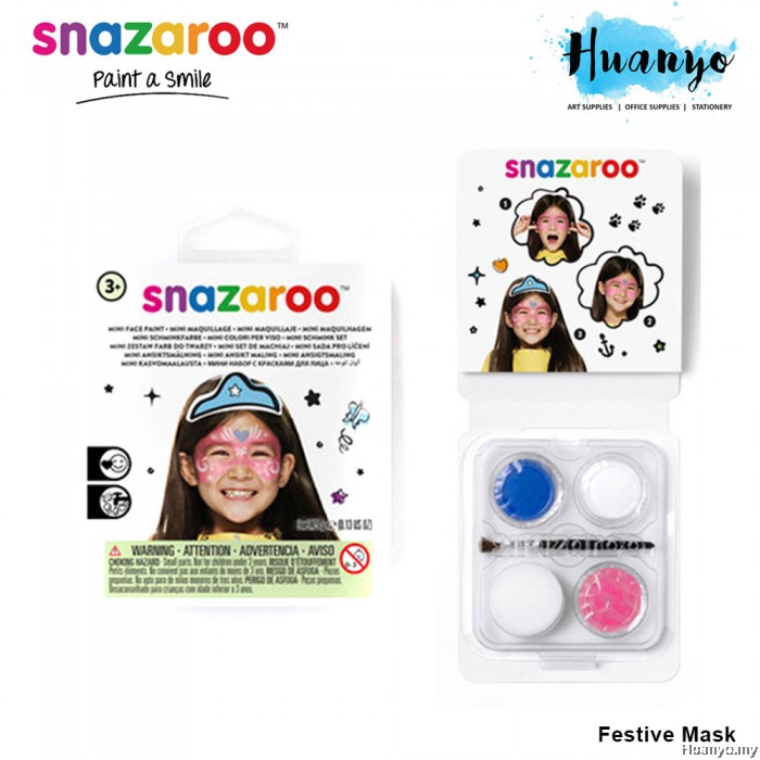 Snazaroo Mini Face Paint Kit (Halloween / Parties)