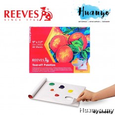 Reeves Tear-Off Palette Paper Pad with 40 Sheets, 9 x 12 Inch