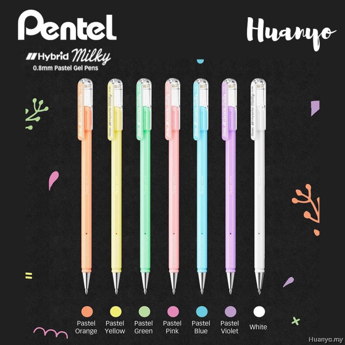 fluorescent pens for black paper