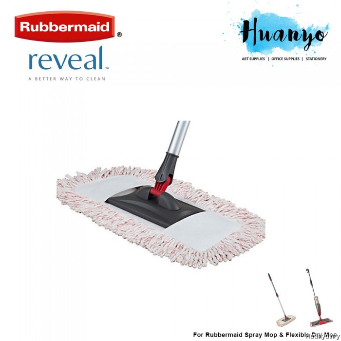 Rubbermaid Reveal Flexible Microfiber Dusting Pad For Dry and Spray Mop