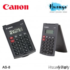 Canon Portable Pocket Calculator AS-8 (Black)