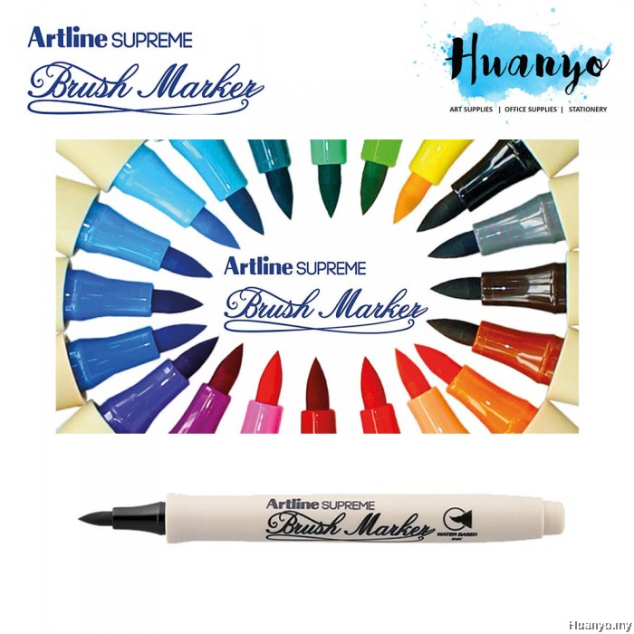 Artline Supreme Calligraphy Brush Marker Pen (Set of 20)