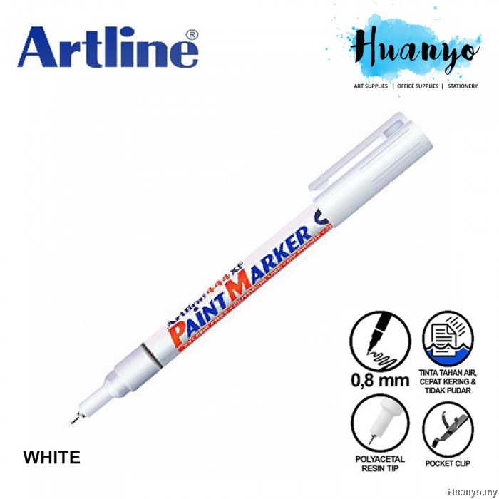 Artline 444XF 0.8mm Paint Marker (White)