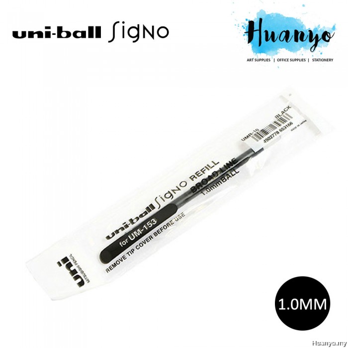 Uni-ball Signo Broad Gel Pen UMR 10 Refill Black [Refill]