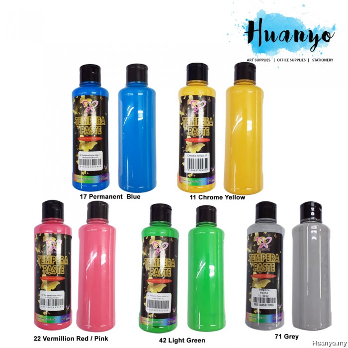 Five Star Non Toxic Tempera Paste Paint Instant Water Colour 400ML