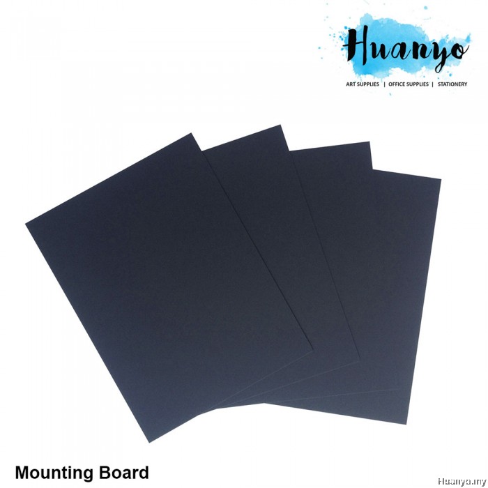 Black Mounting Board (A4, A3 Size) [Modeling / DIY Craft Board, Per PCS]