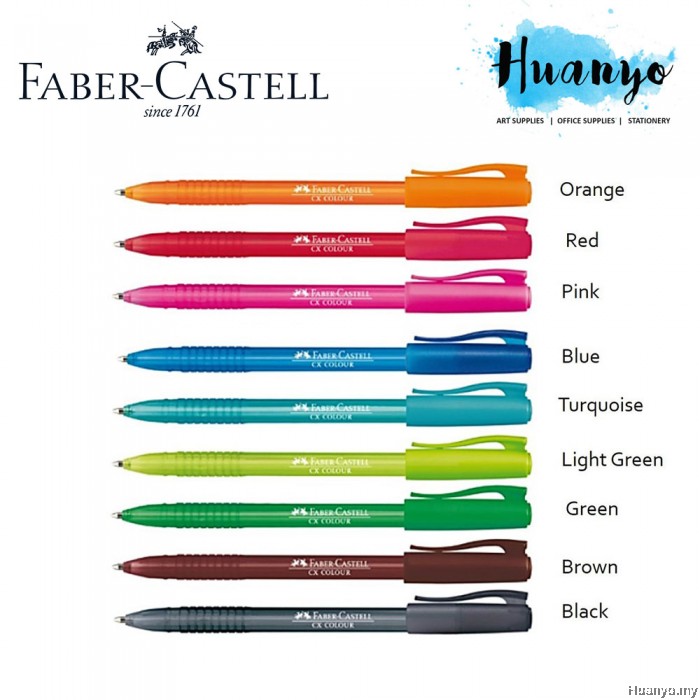 Faber-Castell CX-7 Ballpoint Pen (0.7mm, Set of 10 Pieces, Blue) main image 1