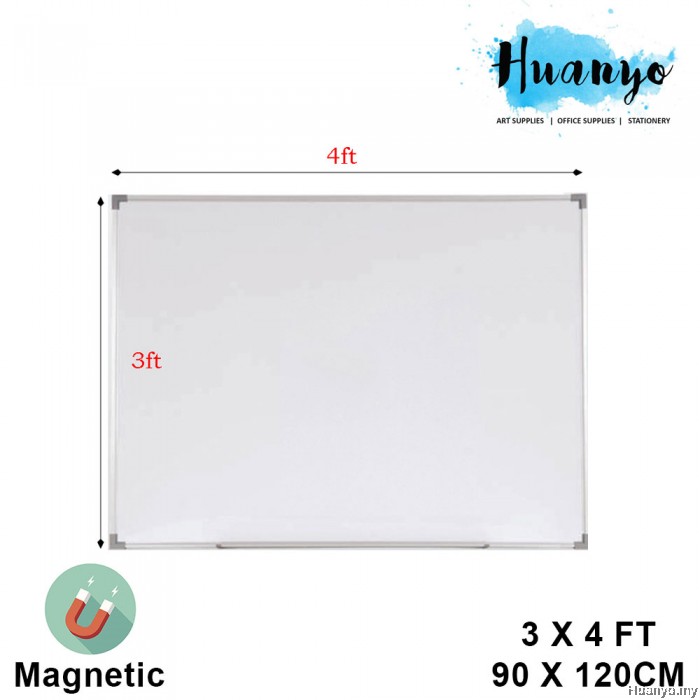 magnetic-white-board-3-x-4-90-x-120cm-with-mobile-metal-stand-and