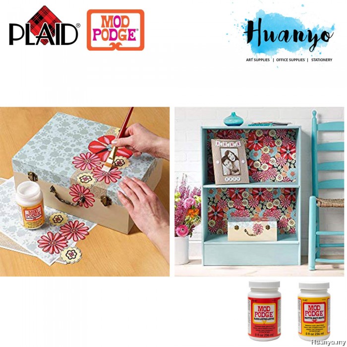Plaid Mod Podge Non Toxic Waterbase Sealer,Decoupage Glue & Finish