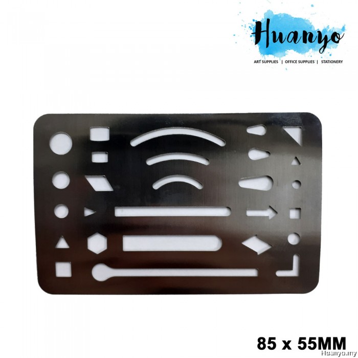 Stainless Steel Drawing Eraser Erasing Shield (85 x 55mm)