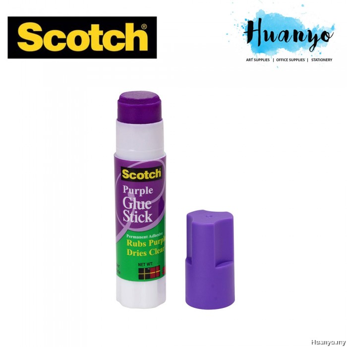 3M Scotch Non toxic Washable Purple Glue Stick (7g)