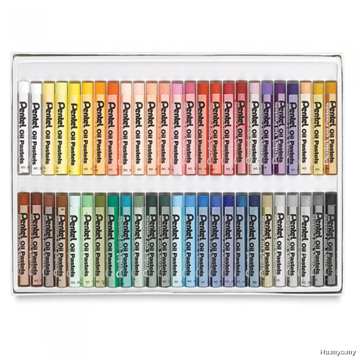 Pentel Arts Oil Pastels 50 colors
