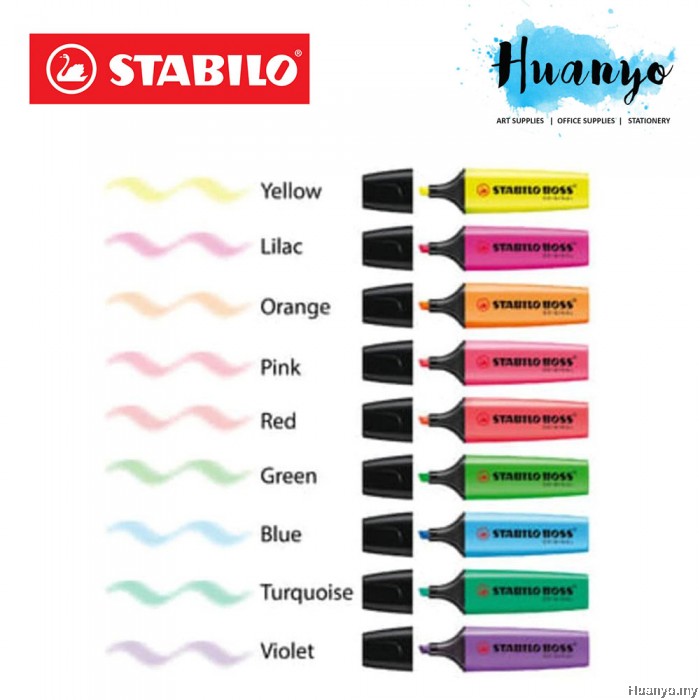Stabilo Boss Original Fluorescent Pastel Highlighter Highlight