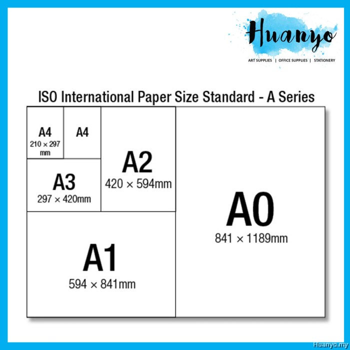 Art Drawing Paper Size