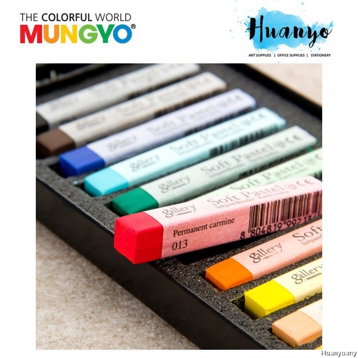 Mungyo Gallery Artist Grade Soft Pastel (Pastels Set of 12, 24, 36, 48)
