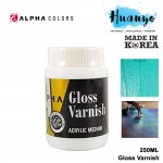 Alpha Colors Acrylic Medium Gloss Varnish 250ML