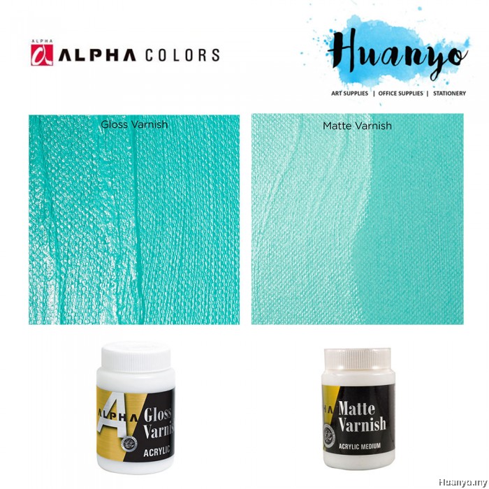 Alpha Colors Acrylic Medium Gloss Varnish 250ML
