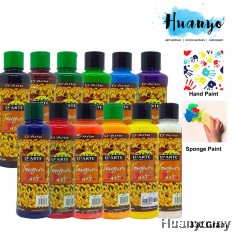 D'arte Non Toxic Tempera Paste Colour Paint (300 Gram, Per Bottle) - [Hand Paint /Palm Art]
