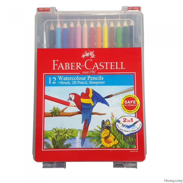 FaberCastell Watercolor Pencils 12L