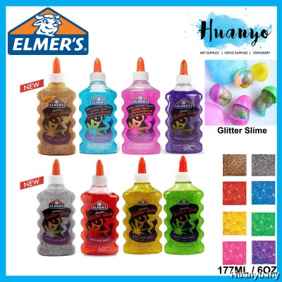 Elmer's Non Toxic Washable Glitter Glue (Best for Glitter Slime) [177ML]