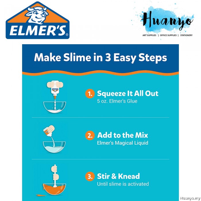 Elmer's Non Toxic Magical Liquid Slime Activator Solution (258ML/8.75OZ)