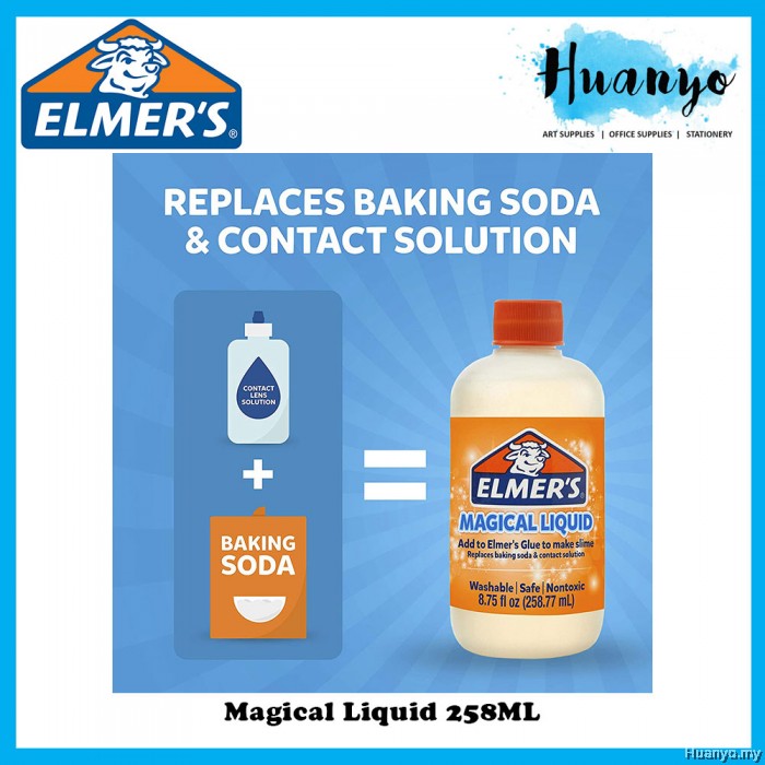 Elmer's Magical Liquid Slime Activator Solution Non Toxic [Metallic ...