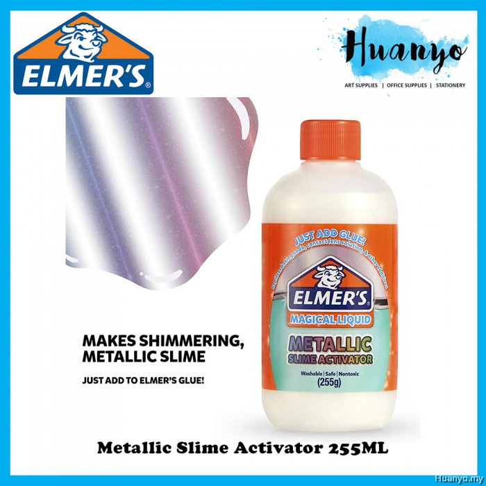 Elmer's Magical Liquid Slime Activator Solution Non Toxic [Metallic ...