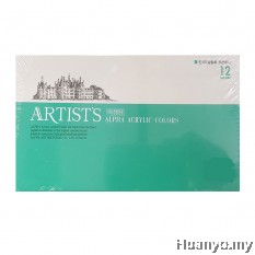 Alpha Artist's Acrylic Colours Set of 12