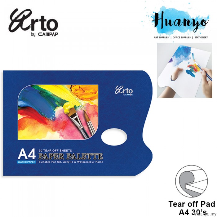 Disposable Paper Palette 30 Sheets Tear Off Paint Palette For - View #6