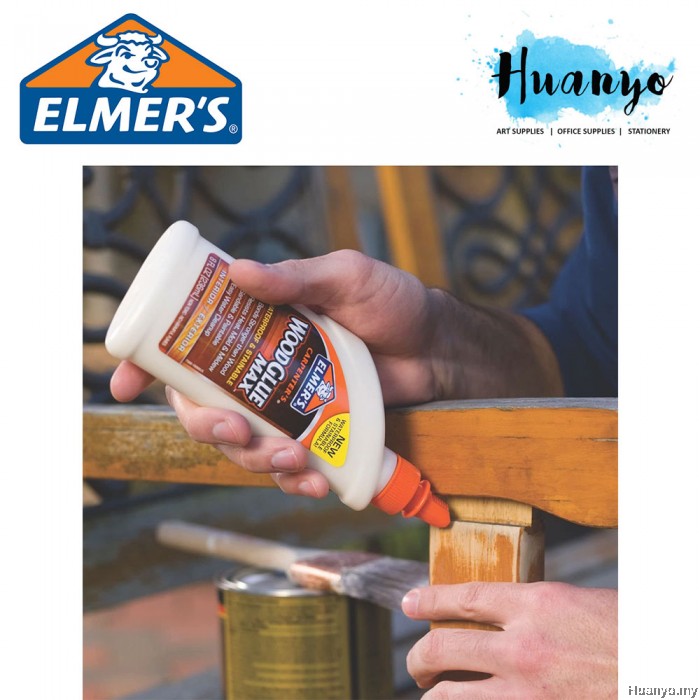 Elmer's Carpenter Waterproof Exterior Interior Hardware Adhesive Wood