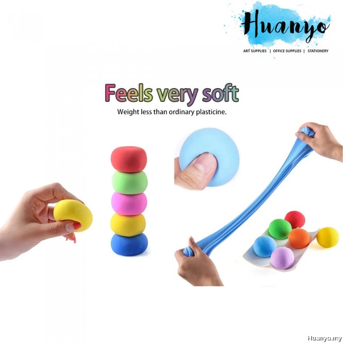 Non toxic Super Soft Light Air Dry Clay Polymer Plasticine Modelling