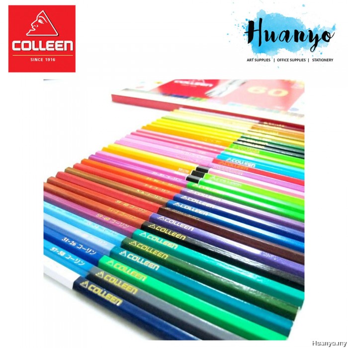 Colleen 787 Neon Colour Pencil 30 Pencils 60 Colors