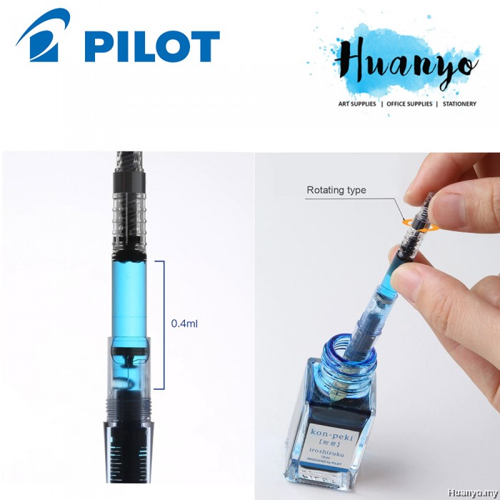 Pilot CON40 Fountain Pen Ink Converter [For Kakuno, Desk, Parallel