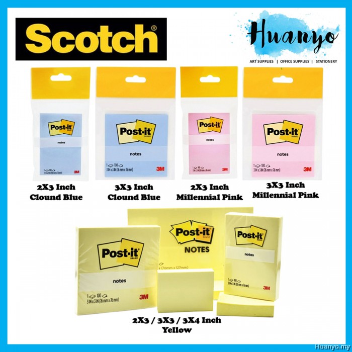 Length of a post it note cheap