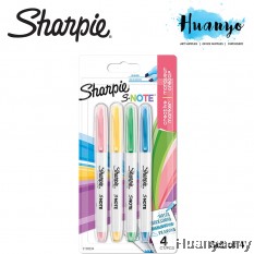 Sharpie S Note Pastel Colours Creative Marker Highlighter (Chisel Tip | Set of 4 | Highlight, Write, Draw & More)