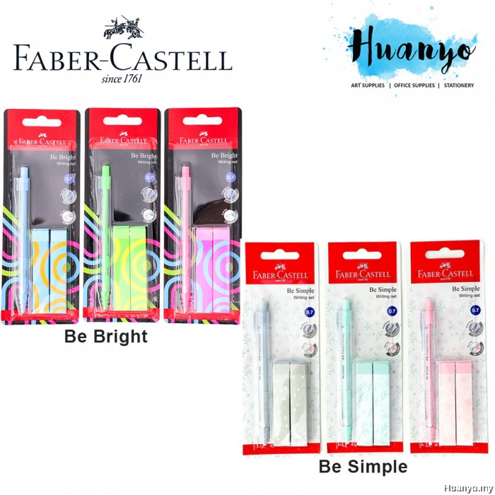 Faber-Castell Be Simple Be Bright Mechanical Pencil +2 Erasers