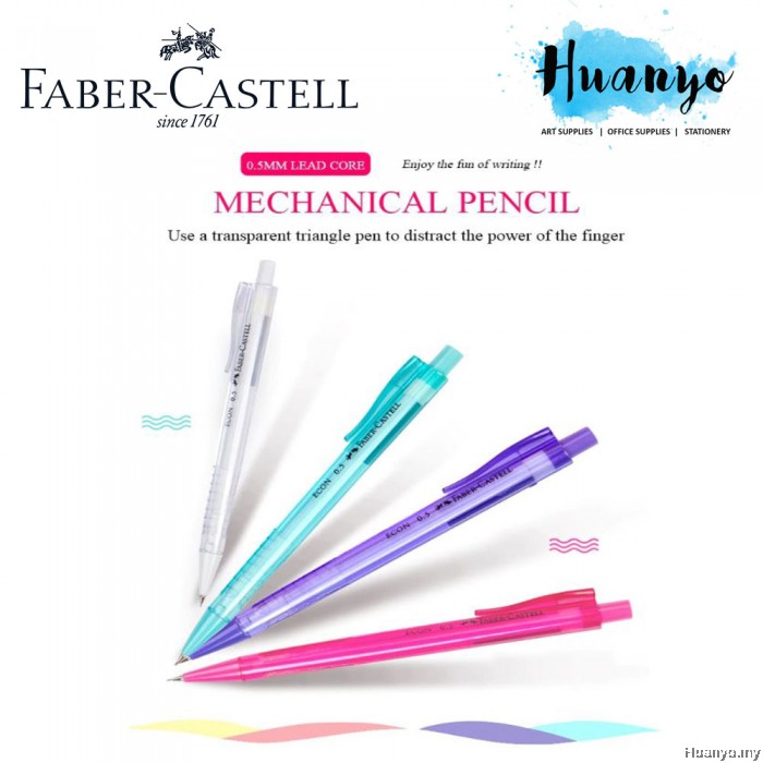 FaberCastell Mechanical Pencil Econ with Leads Value Set (0.5mm / 0