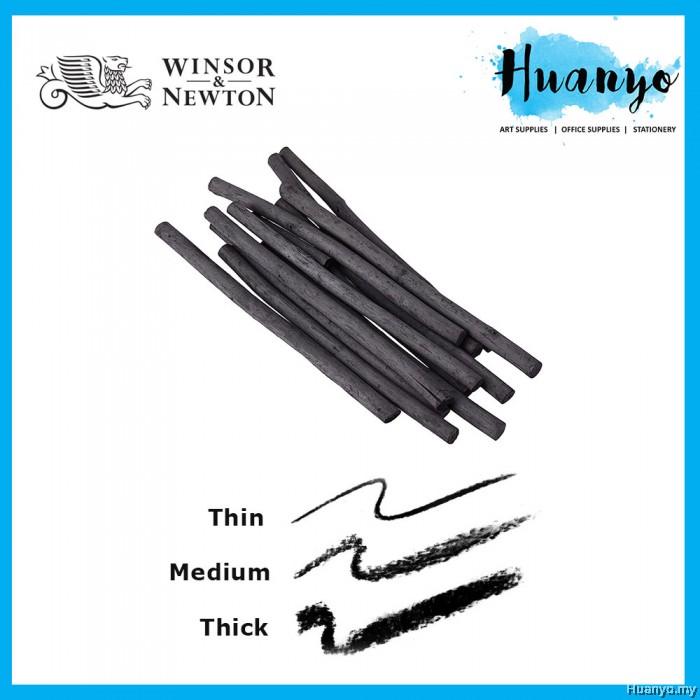 Winsor & Newton Artist Willow Charcoal Stick (Thin / Medium / Thick