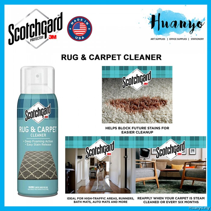 3M ScotchGard Spray Fabric Water Proof Repellent Shield / Rug & Carpet