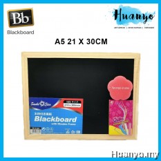 Sanko Star Wooden Frame Black Board Mini Portable (A4 Size 21 X 30 CM)