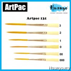 Artpac Lettering Fine Detail Nylon Artist Brush 131 (NO.000,00,0, 1, 2,3) [Per Pcs]