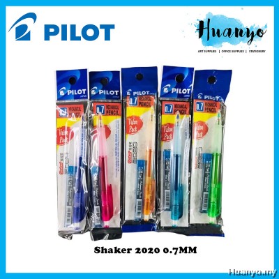 Pilot Shaker 2020 Super Grip Value Pack Mechanical Pencil + Lead 0.5/0.7MM HFG20N